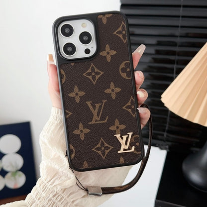 奢華經典棕色手鍊 iPhone 手機殼
