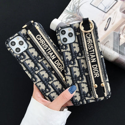 Custodia per iPhone con cinturino classico alla moda