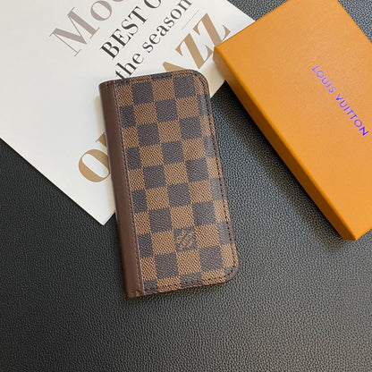 MONOGRAMM-LEDER-KARTENHÜLLE GALAXY-HÜLLE FÜR SAMSUNG