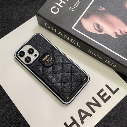 Elegante iPhone-Hülle aus Leder zum Umhängen