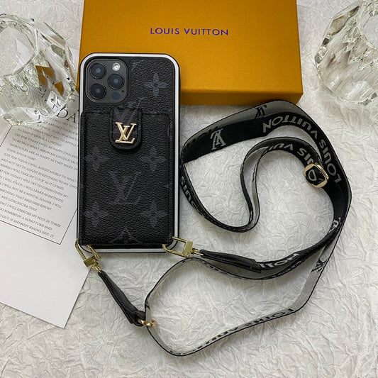 Lyxig Card Bag Chain iPhone Fodral