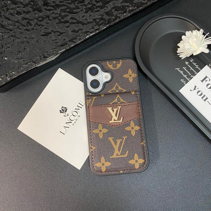 Custodia per carte di lusso Custodia per iPhone a colori classici