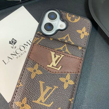 Custodia per carte di lusso Custodia per iPhone a colori classici