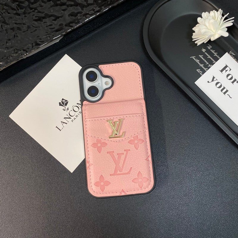 Custodia per carte di lusso Custodia per iPhone a colori classici
