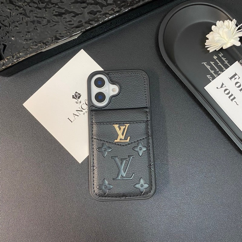 Custodia per carte di lusso Custodia per iPhone a colori classici
