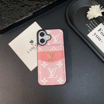 Custodia per carte di lusso Custodia per iPhone a colori classici