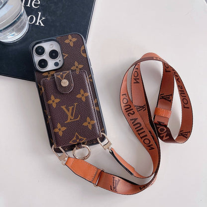 Lyxig kortväska Classic Chain iPhone-fodral