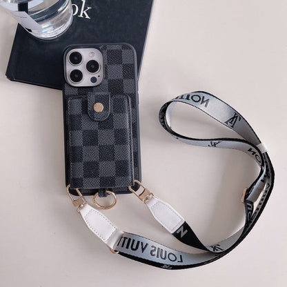 Lyxig kortväska Classic Chain iPhone-fodral