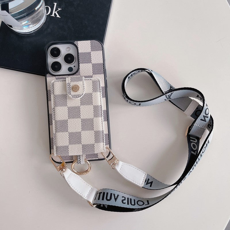 Lyxig kortväska Classic Chain iPhone-fodral