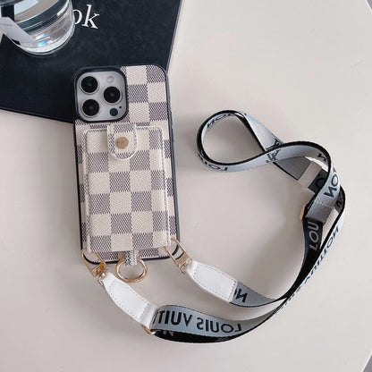 Lyxig kortväska Classic Chain iPhone-fodral