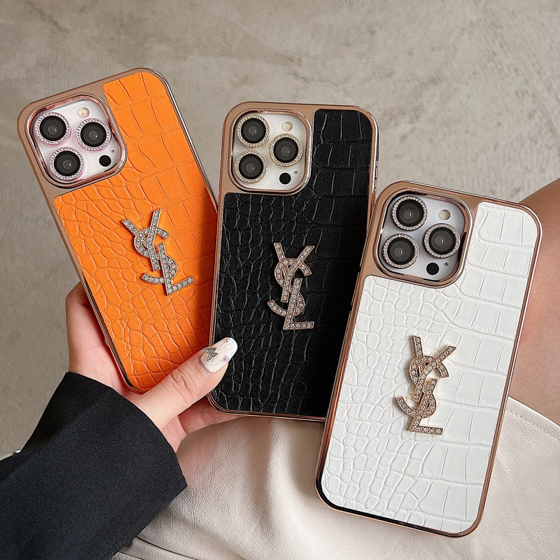 Saint Colour Læder Rose Gold iPhone etui