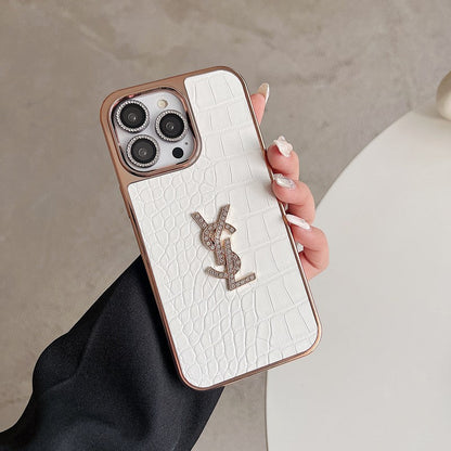Saint Colour Læder Rose Gold iPhone etui