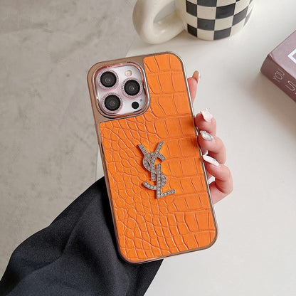 Saint Colour Læder Rose Gold iPhone etui