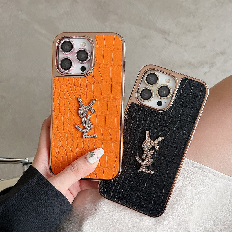 Saint Colour Læder Rose Gold iPhone etui