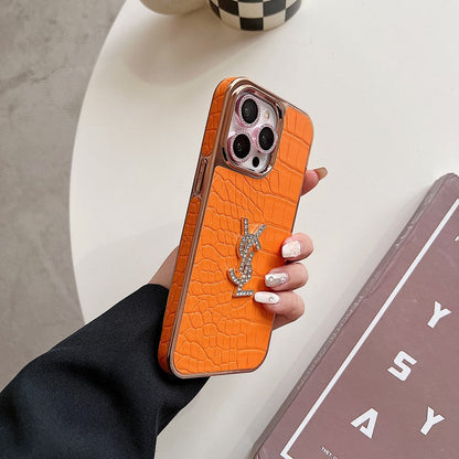 Saint Colour Læder Rose Gold iPhone etui