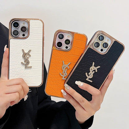 Saint Colour Læder Rose Gold iPhone etui