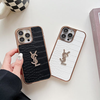 Saint Colour Læder Rose Gold iPhone etui
