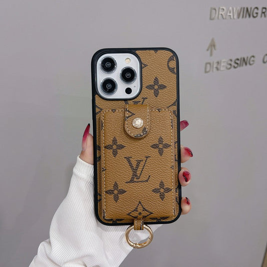 Lyxig kortväska Klassiskt färg iPhonefodral