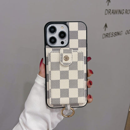 Custodia per carte di lusso Custodia per iPhone a colori classici