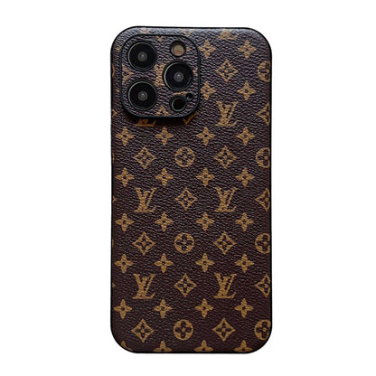 ラグジュアリーなクラシックカラーのレザーiPhoneケース