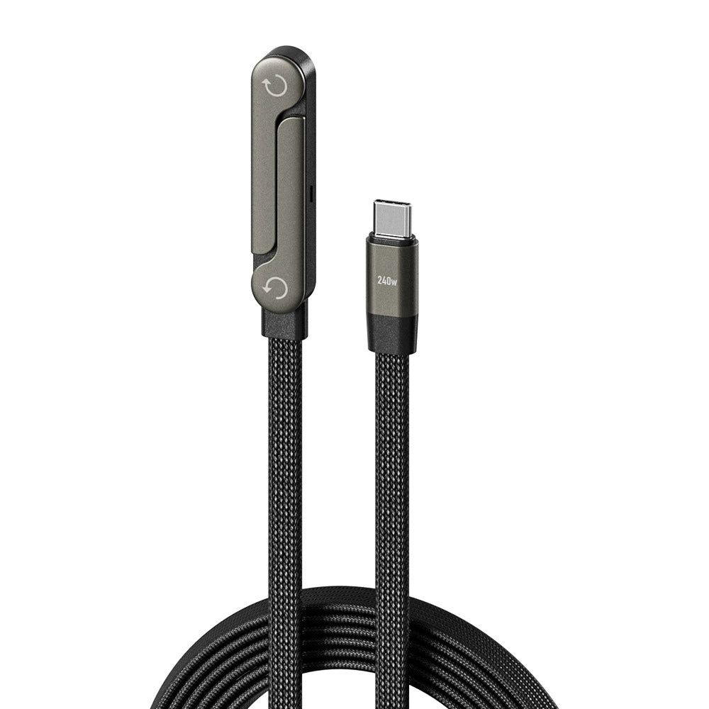 All-in-One Charging Cable – 240W Fast Charge with Built-in Phone Stand