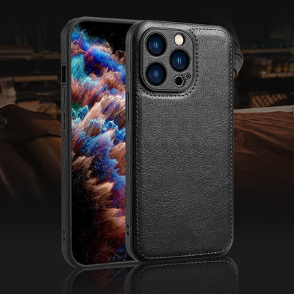 Hochwertige iPhone-Hülle aus Vintage-Leder – stoßfeste Soft-Touch-Schutzhülle