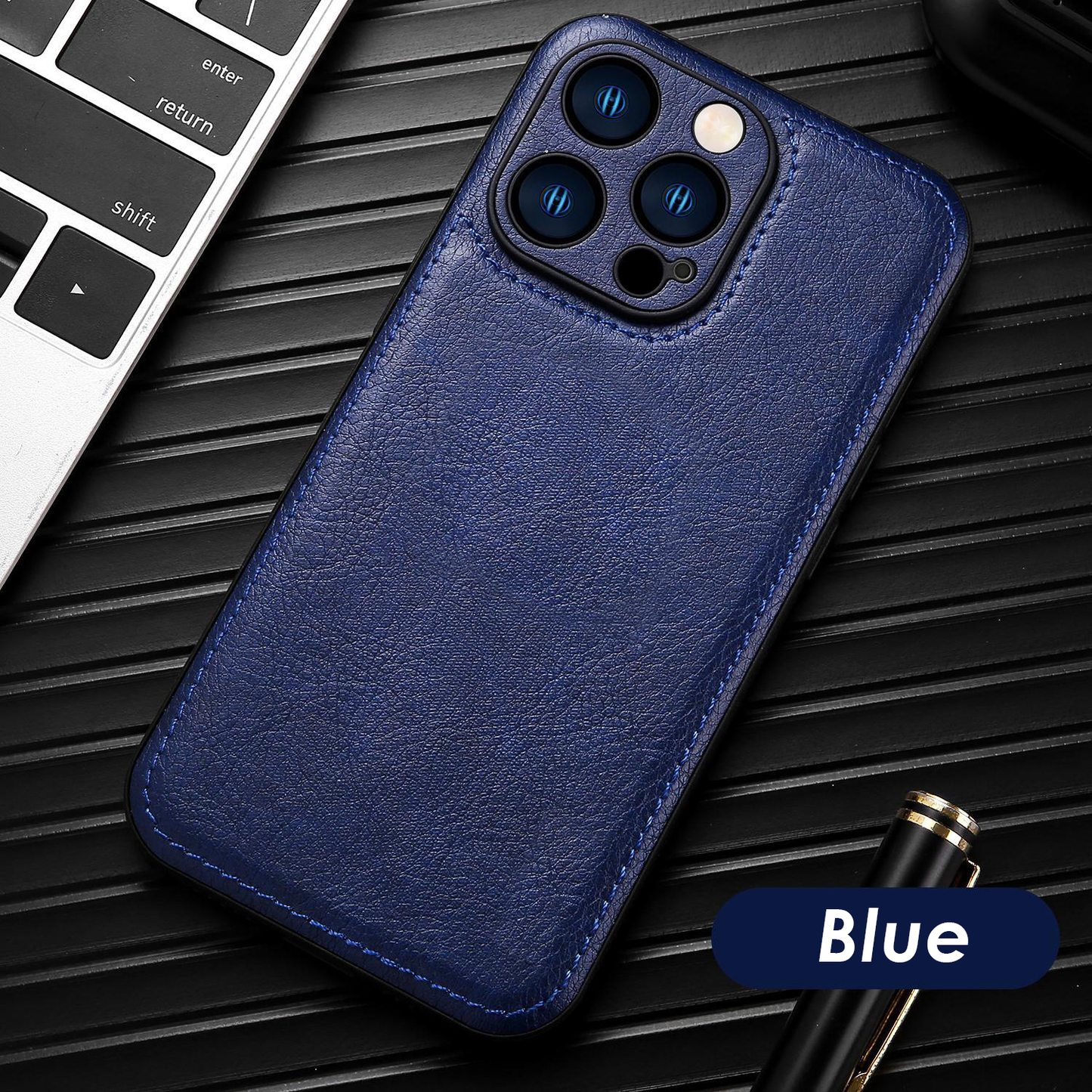 Hochwertige iPhone-Hülle aus Vintage-Leder – stoßfeste Soft-Touch-Schutzhülle