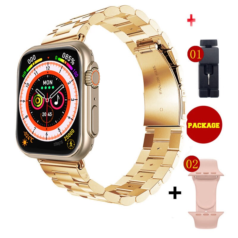 NUEVO Ultra Watch Men Smart Watch Series 8 NFC Door Access Smartwatch para Android Apple Phone Watch Bands