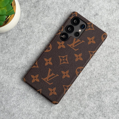 Só CÁS Dearthóir LEATHAIR IOMLÁN PU DO Réaltra Samsung