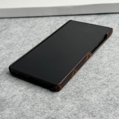Só CÁS Dearthóir LEATHAIR IOMLÁN PU DO Réaltra Samsung