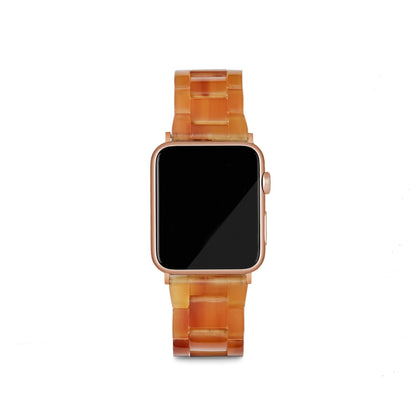Řemínek Apple Watch v koňaku