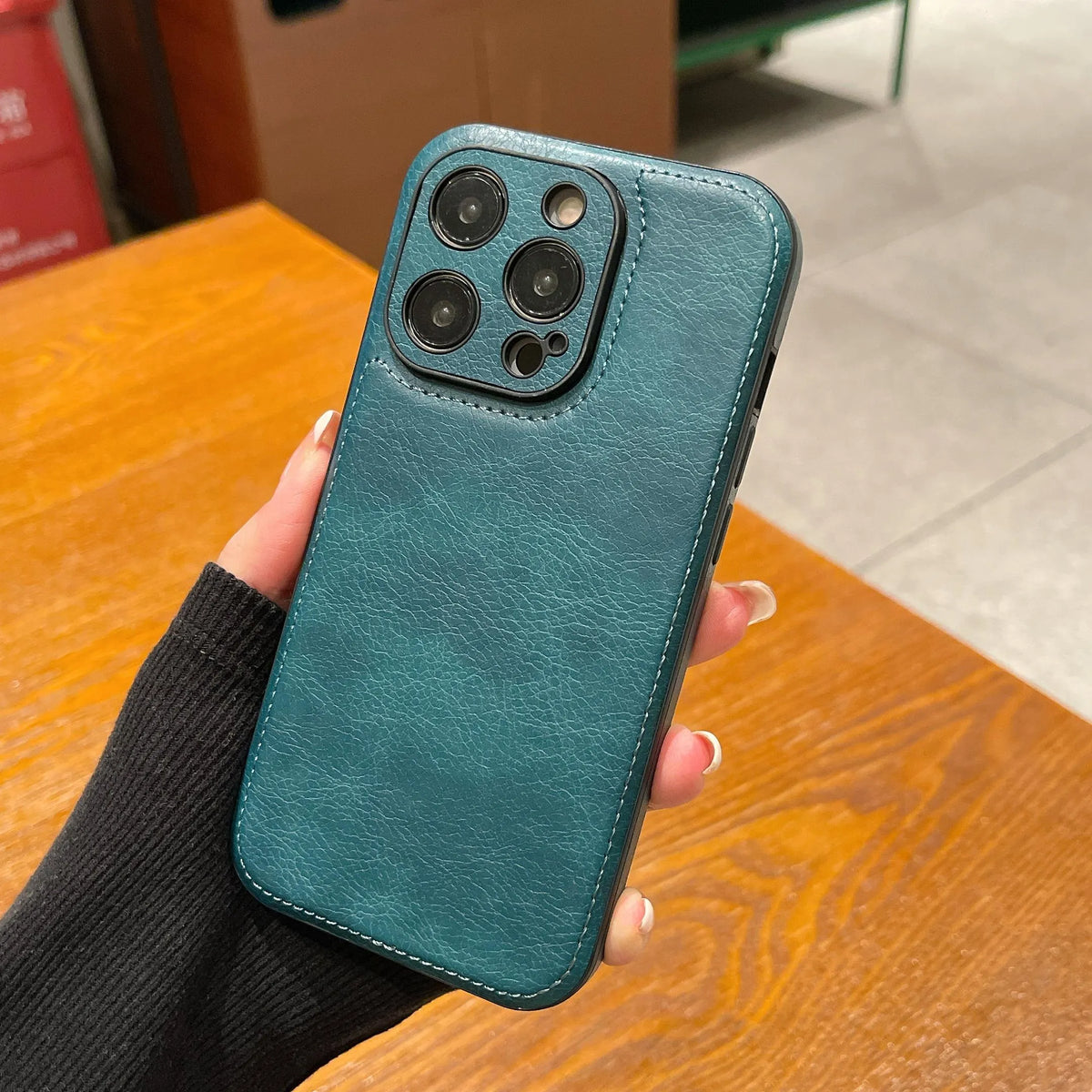 Prémiový Vintage kožený obal na iPhone – Soft Touch nárazuvzdorný ochranný kryt