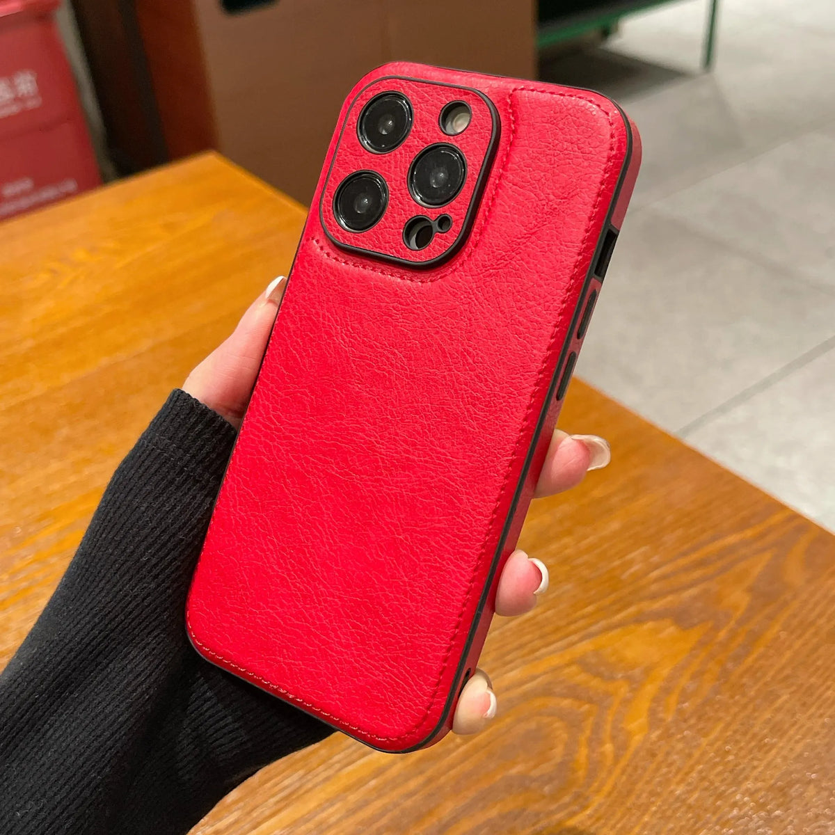 Prémiový Vintage kožený obal na iPhone – Soft Touch nárazuvzdorný ochranný kryt