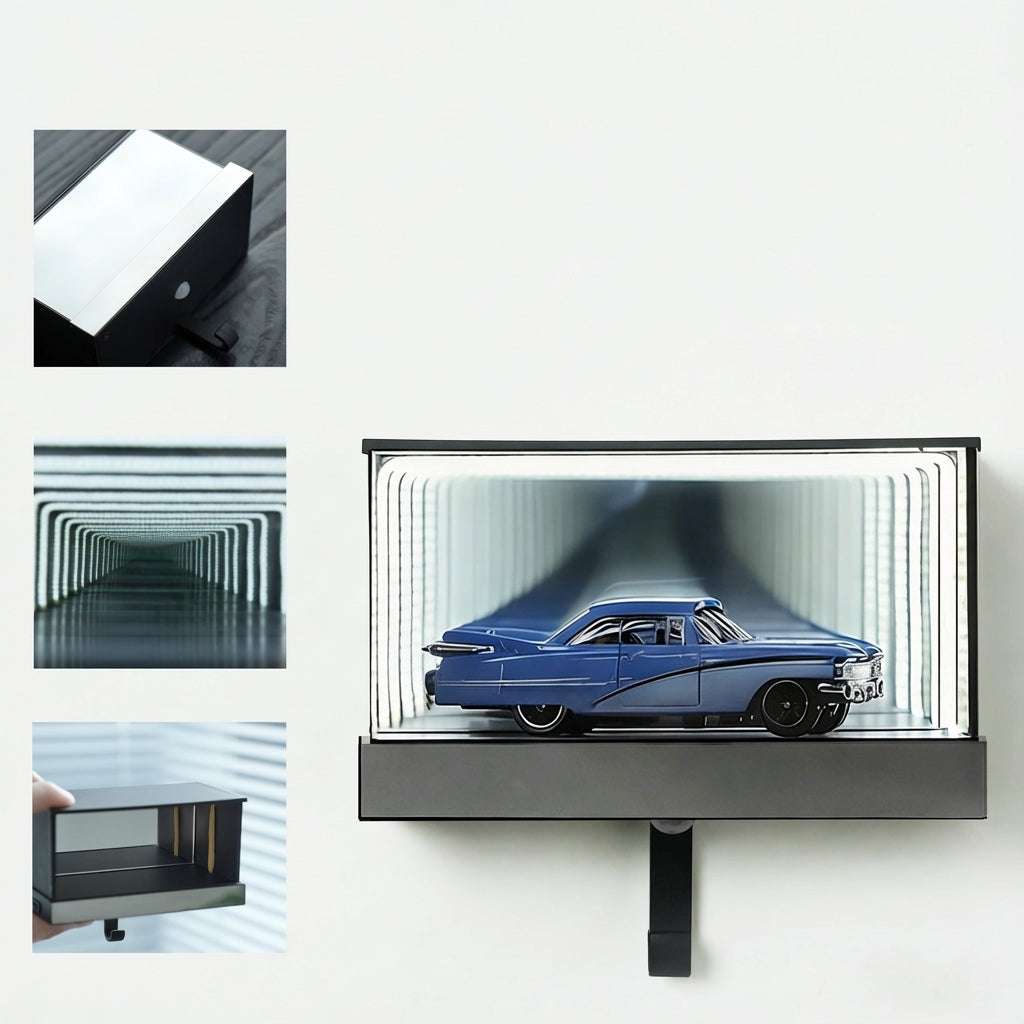 INFINITY Infinite Garage Key Holder – Magnetic Car Display with Infinity Light