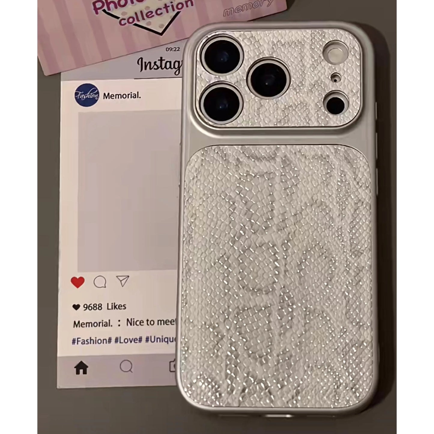 Luksus Snake Skin Texture iPhone etui