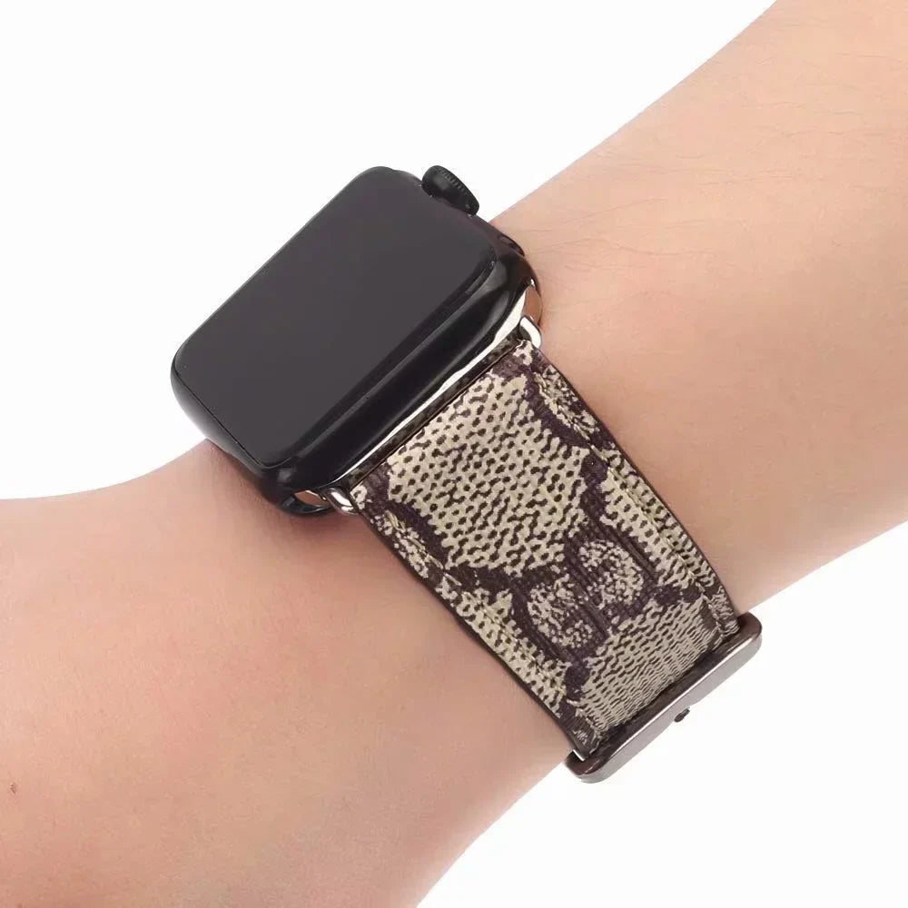Banna Apple Watch Leathar Ardchaighdeáin