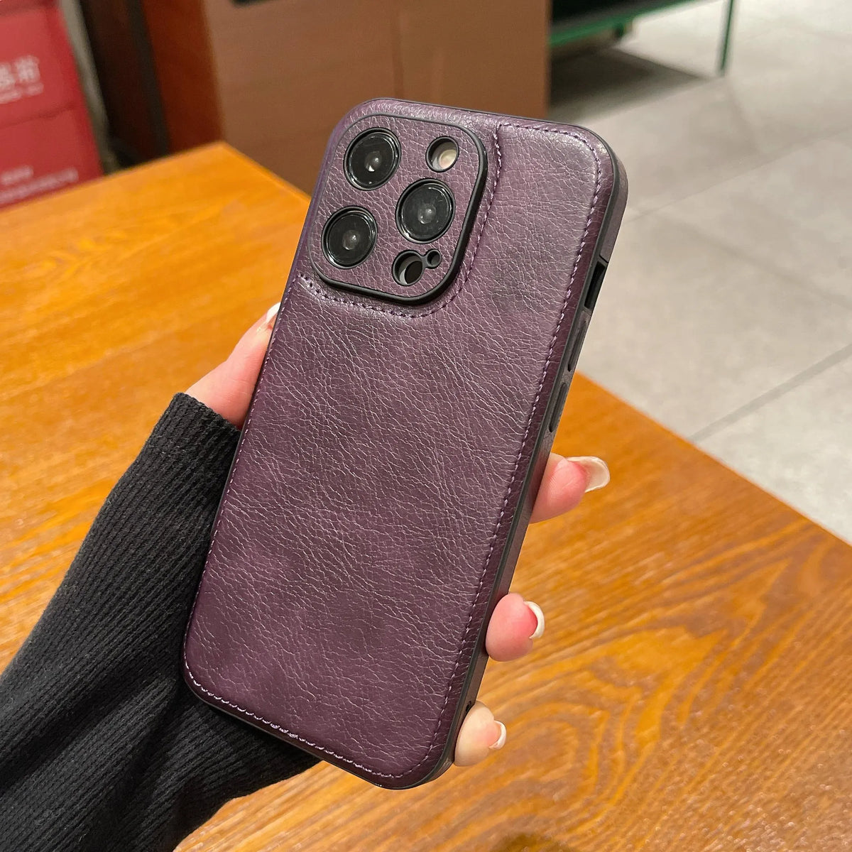 Prémiový Vintage kožený obal na iPhone – Soft Touch nárazuvzdorný ochranný kryt
