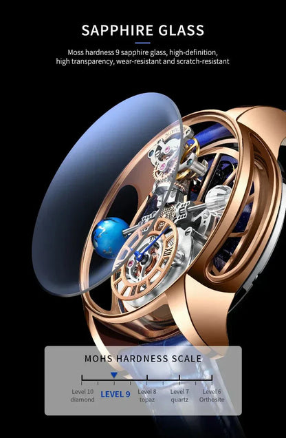 Luxusní hodinky Galactic Pioneer Chronograph Tourbillon