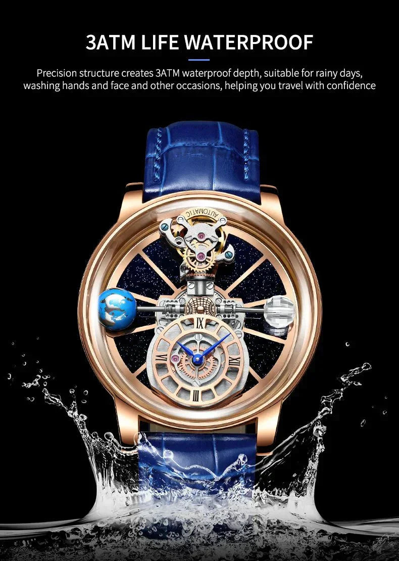 Luxusní hodinky Galactic Pioneer Chronograph Tourbillon