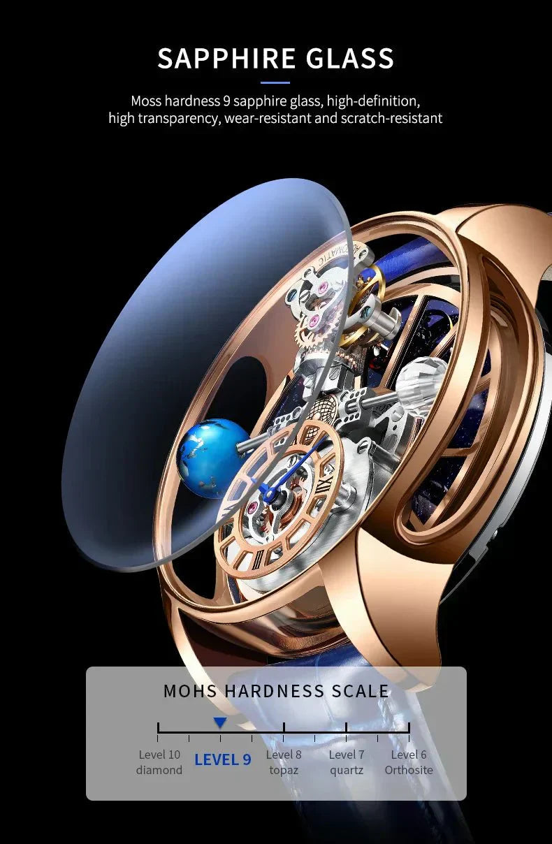 Luxusní hodinky Galactic Pioneer Chronograph Tourbillon