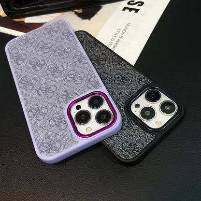 Étui pour iPhone de luxe violet-MD231025