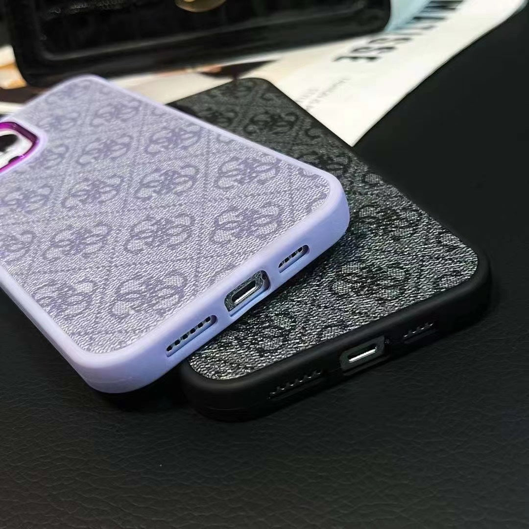Étui pour iPhone de luxe violet-MD231025