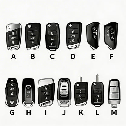 Top Grain Leather Volkswagen key Case