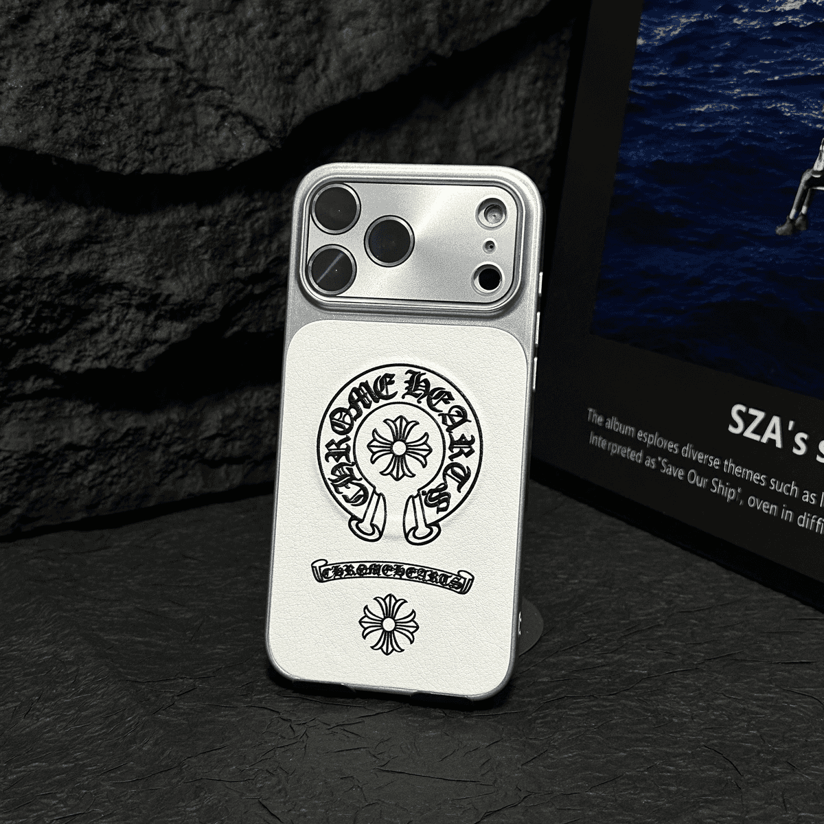 Capa de couro MagSafe para iPhone – Punho magnético & Proteção total
