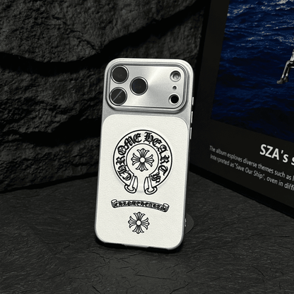 Capa de couro MagSafe para iPhone – Punho magnético & Proteção total