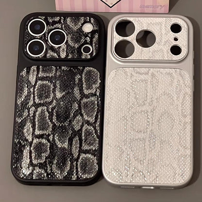 Luksus Snake Skin Texture iPhone etui