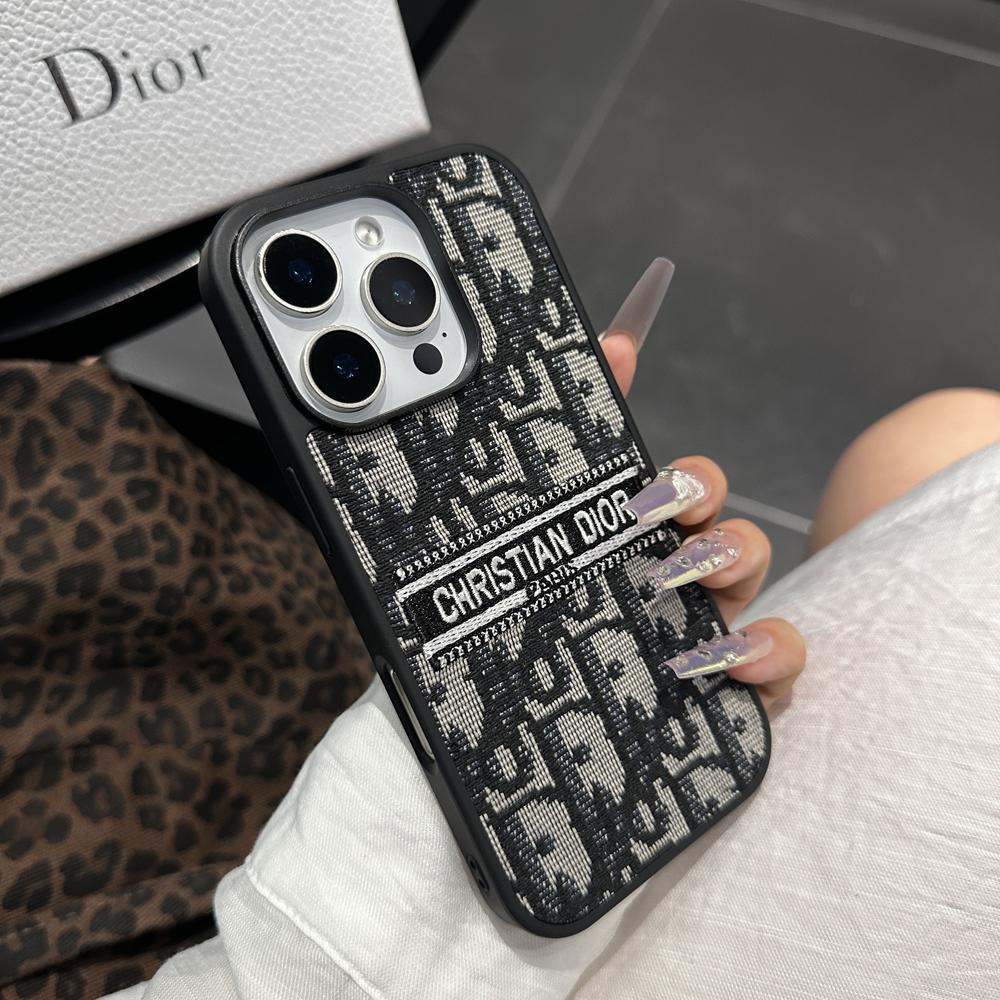 Cás iPhone Fabraic Dearthóir-spreagtha le Mionsonraí Bróidnithe