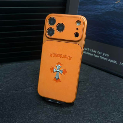 クロムハーツ クロスレザーiPhoneケース