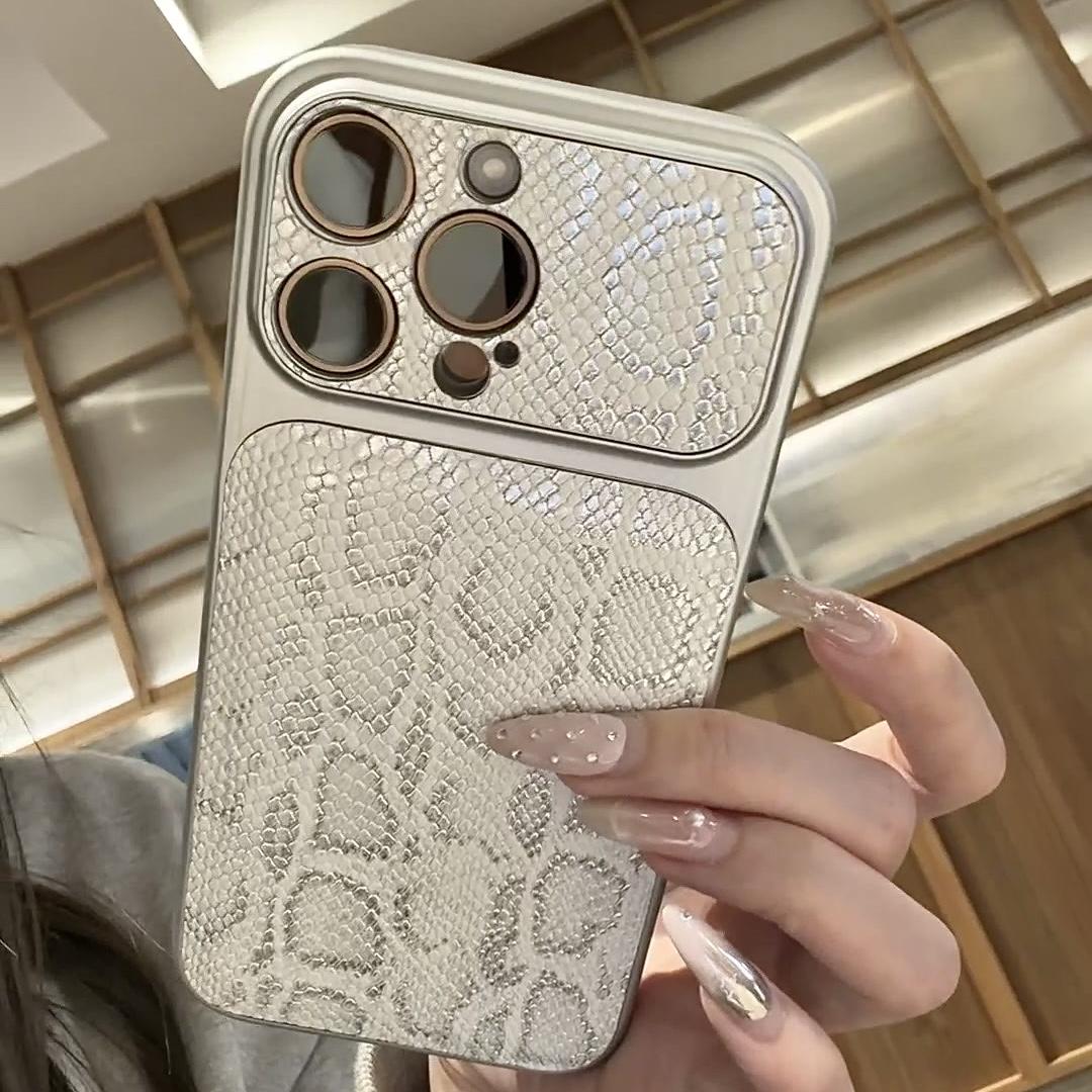 Luksus Snake Skin Texture iPhone etui