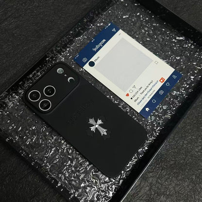 クロムハーツ クロスレザーiPhoneケース
